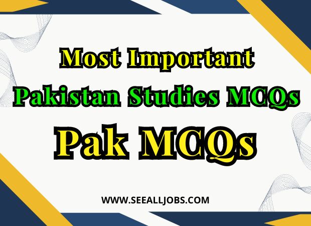 Pakistan Studies Pak mcqs