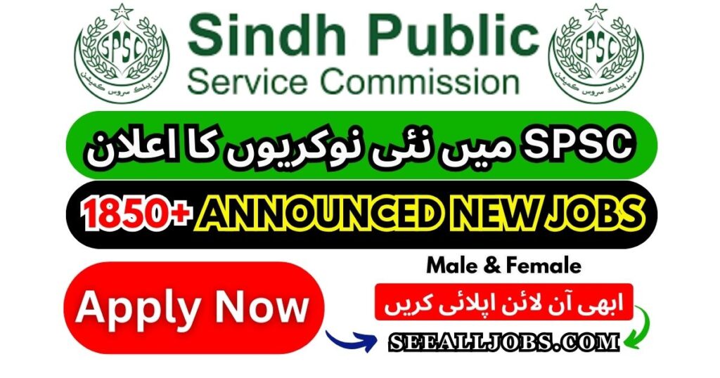 Sindh Public Service Commission SPSC Jobs Advertisement