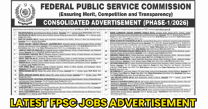 FPSC Jobs 2026 February Apply Online Consolidated Advertisement No 012026