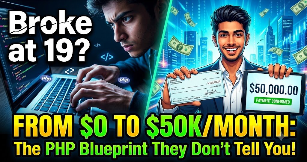 19-Year-Old PHP Developer Earns $50KMonth