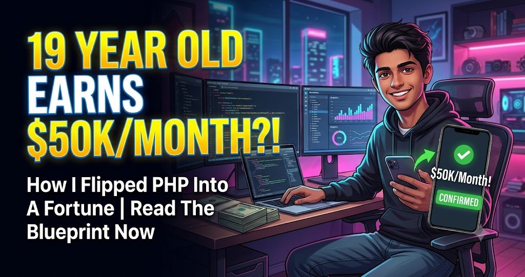 19-Year-Old PHP Developer Earns $50KMonth