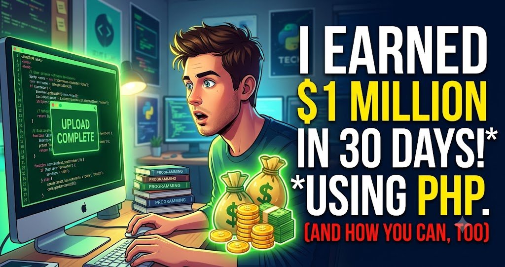30 Days of PHP. $1 Million Earned