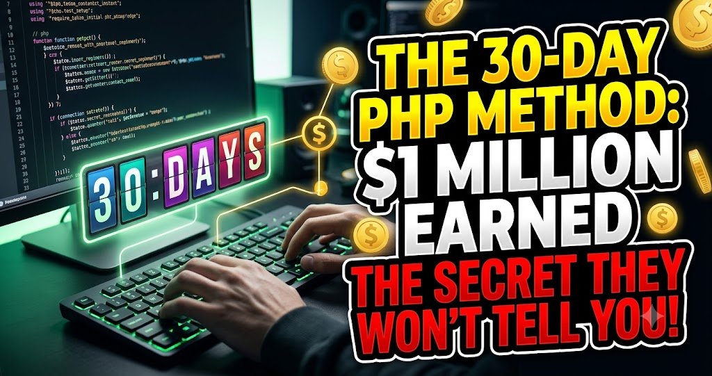 30 Days of PHP. $1 Million Earned