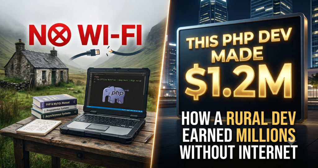 The Rural PHP Developer Who Made $1.2M While Living Without Internet